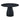 Templo - Concrete Outdoor Dining Table - Black