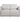 1126 - Top Grain Power Reclining Italian Leather Loveseat