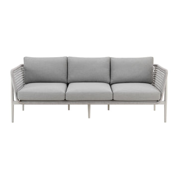 Rhodes - Outdoor Patio Sofa - Light Gray