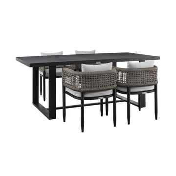 Alegria - Outdoor Patio Dining Table Set With Cushions