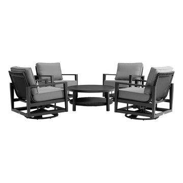 Cayman - Aluminum Outdoor Seating Set With Cushion