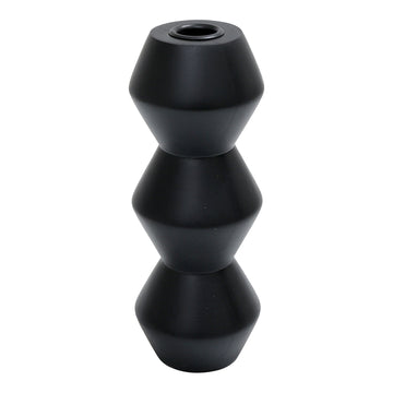 Sequence - Wooden Candle Holder Large - Black