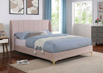 Pearl - Queen Bed - Light Pink