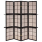 Iggy - 4-Panel Room Divider Folding Shoji Screen - Cappuccino