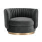 Davy - Velvet Swivel Accent Chair