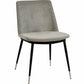 Evora - Velvet Chair With Gold Legs (Set of 2)