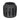 8" Round Lantern Hurricane With Open Slats - Black