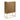 Wood 2-Door Cabinet 55" - Gold