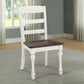 Madelyn - Wood Dining Side Chair (Set of 2) - Coastal White