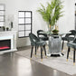 Ellie - Mirrored Counter Height Dining Table Set