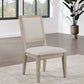 Trofello - Cushioned Dining Side Chair (Set of 2) - White Washed