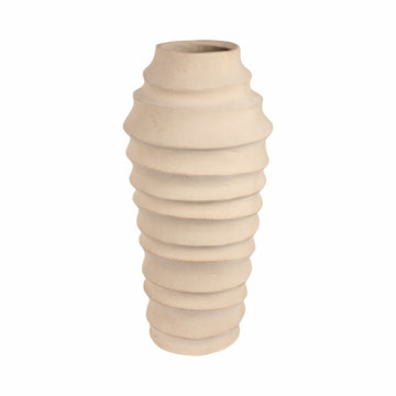 Siena Small Ecomix Floor Vase 28" - Beige