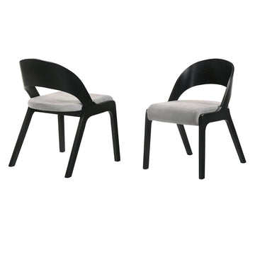 Polly - Mid-Century Upholstered Dining Chairs - (Set of 2)