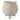 9" x 9" Textured Rounded Planter On Ball Feet - Ivory
