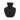 11" Cleo Medium Ecomix Vase - Black