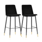 Evora - Velvet Counter Stool (Set of 2)