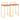 Fuji - Counter Stool With Cushion - Gold Legs