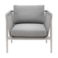 Rhodes - Outdoor Patio Armchair - Light Gray