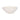 10" Tapered Terracotta Bowl Rough Finish - White