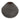 Glass 10" Rotund Vase - Smokey Brown