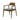 Emorie - Upholstered Solid Wood Dining Chair - Charcoal / Walnut