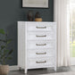 Marielle - 5-Drawer Bedroom Chest - Distressed White