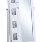 Doyle - Cheval Mirror With Jewelry Storage - White