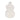 Ceramic 10" Stacked Circles Vase - White