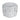 6" Floral Applique Planter - White