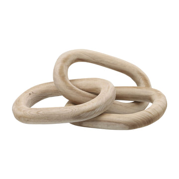 28" 3 Wooden Links - Natural