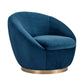 Yves - Velvet Swivel Accent Chair