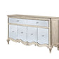 Esteban - Server - Mirrored & Antique Champagne Finish