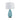 30" x 17" Frosted Glass Table Lamp - Blue