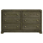 Gran Park - 6-Drawer Dresser Cabinet - Dark Cocoa