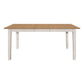 Kirby - Rectangular Dining Table With Butterfly Leaf - Natural And Rustic Off White