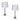Crystal 26" Table Lamp (Set of 2) - Silver