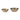 Metal Round Hammered Bowls 11 / 13" (Set of 2) - Champagne