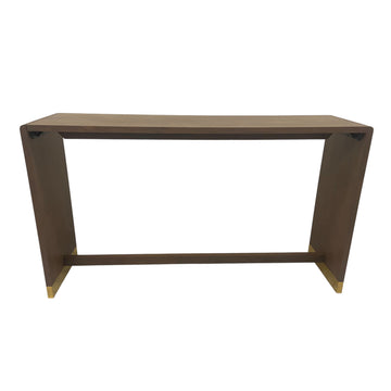 Walker Acacia Wood Console - Brown