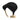 Metal Kiwi Child 6" - Black / Gold