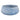 12" Warwick Carved Glass Bowl - Light Blue