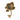 9" Darby Metal Flower - Champagne