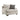 Avedia - Chair With Pillow - Beige/Gray Chenille