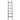 Wooden Decorative Ladder 76"- Black