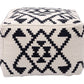 Lizardo - Ottoman - Beige / Black