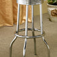 Retro - Upholstered Metal Swivel Bar Stool (Set of 2)