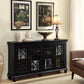 Kovu - 4-Door Accent Cabinet - Black