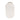 Ceramic 9" Oval Ridged Vase - White