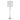 37" Bari Marble Lamp - Silver