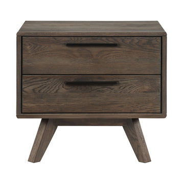 Astoria - 2 Drawer Nightstand - Oak