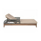 Orbit - Outdoor Patio Chaise Lounge Chair - Weathered Eucalyptus / Taupe